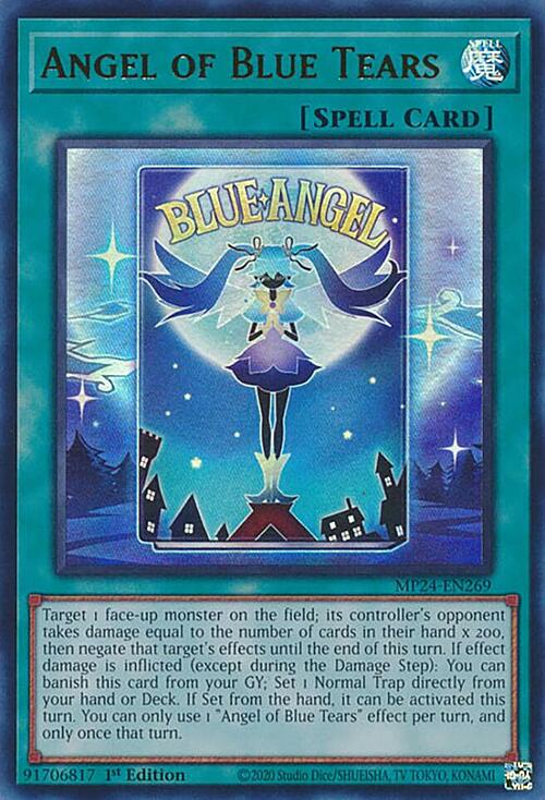 Angel of Blue Tears Card Front