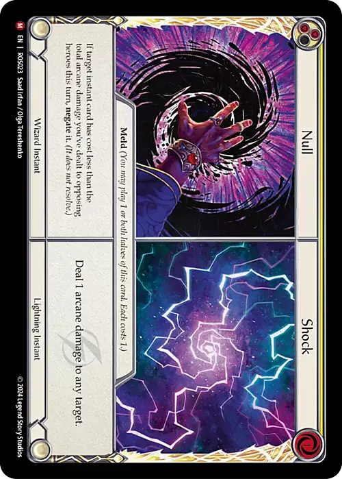 Null // Shock Card Front