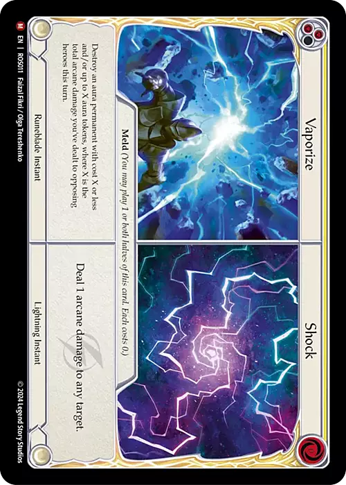 Vaporize // Shock Card Front