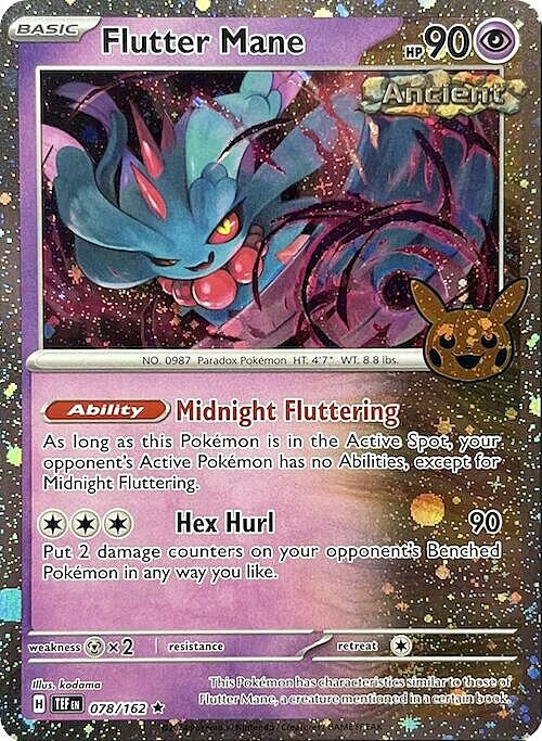 Flutter Mane Card Front