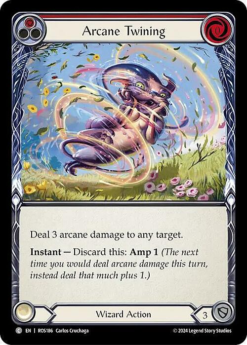 Arcane Twining - Red Card Front