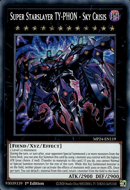 Super Starslayer TY-PHON - Sky Crisis Card Front