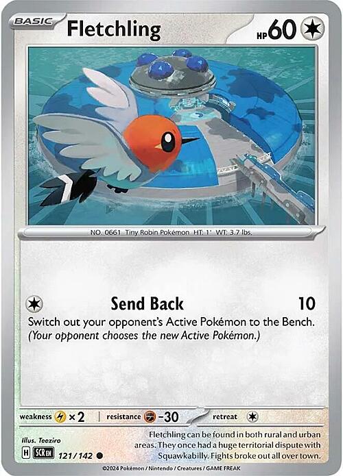 Fletchling Card Front