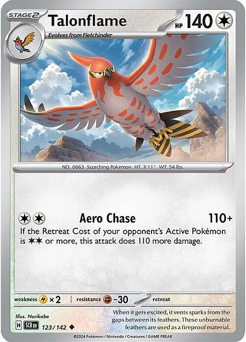 Talonflame Card Front