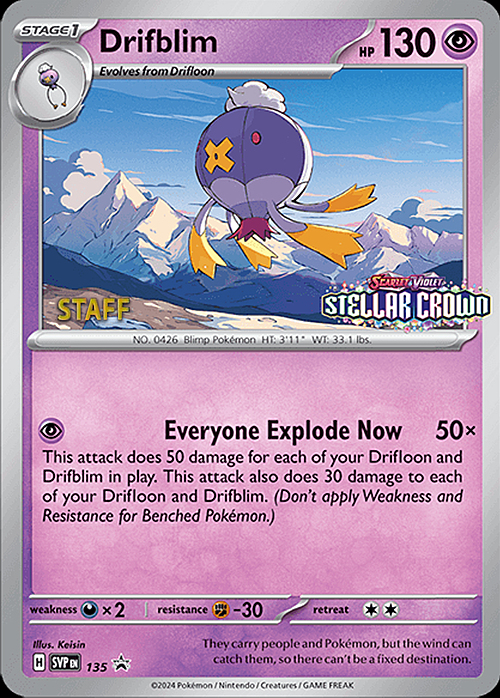 Drifblim Card Front