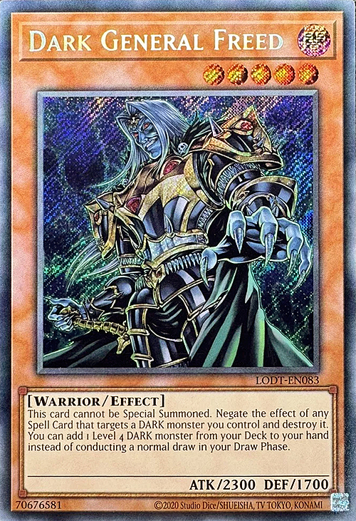 Dark General Freed Card Front