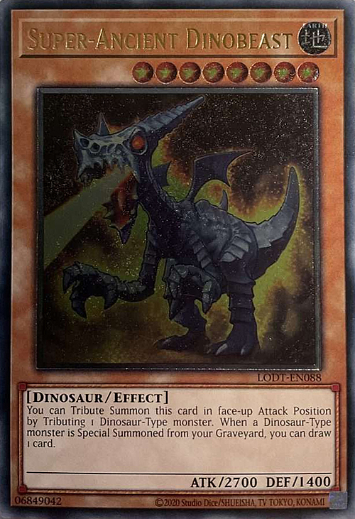 Super-Ancient Dinobeast Card Front