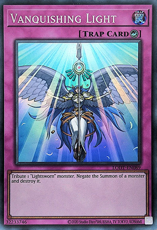 Vanquishing Light Card Front