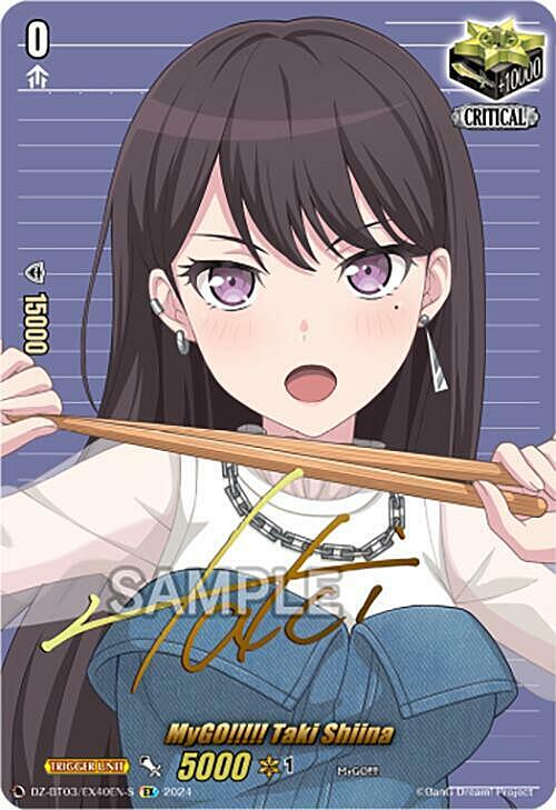 MyGO!!!!! Taki Shiina Card Front