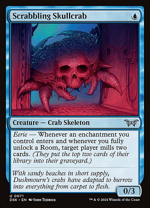 Scrabbling Skullcrab Card Front