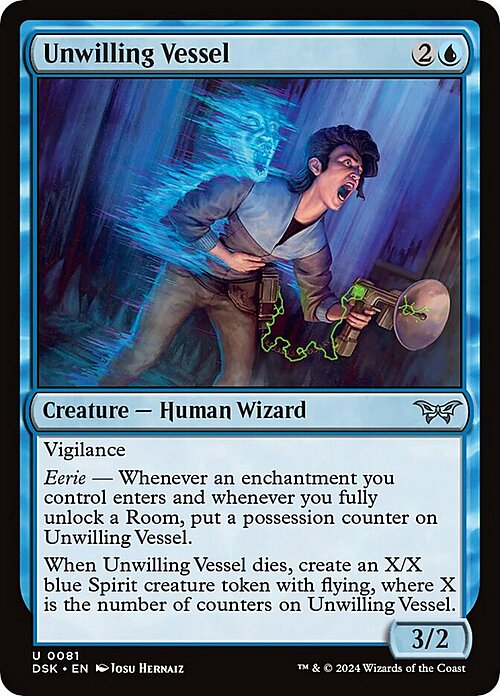 Unwilling Vessel Card Front