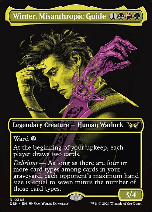 Winter, Misanthropic Guide Card Front