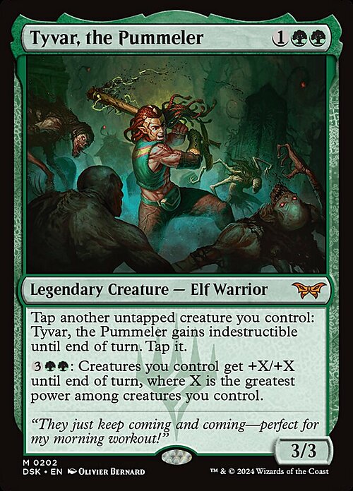 Tyvar, the Pummeler Card Front