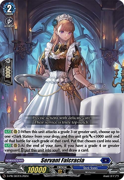 Servant Falcracia Card Front