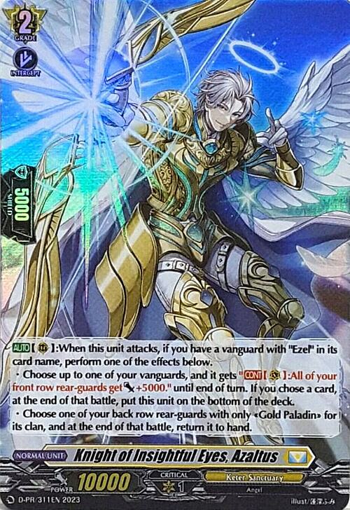 Knight of Insightful Eyes, Azaltus Card Front