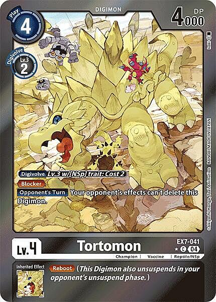 Tortomon Card Front