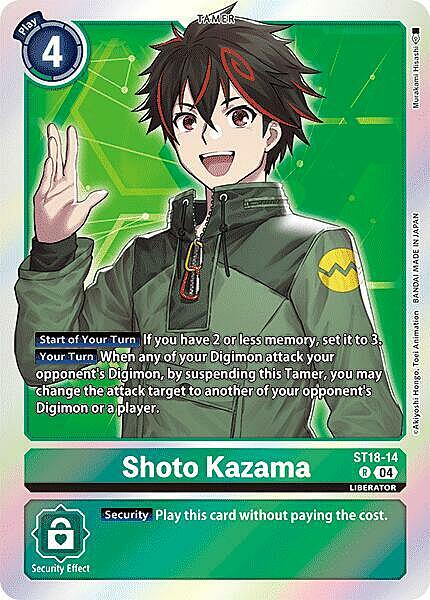 Shoto Kazama Card Front