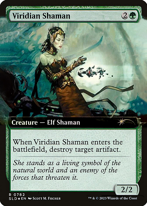 Viridian Shaman Card Front