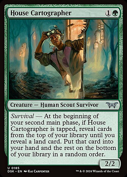 House Cartographer Card Front