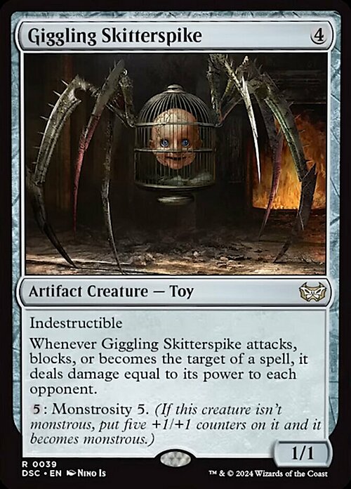 Giggling Skitterspike Card Front