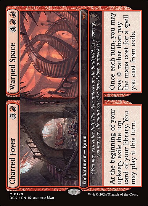 Charred Foyer // Warped Space Card Front