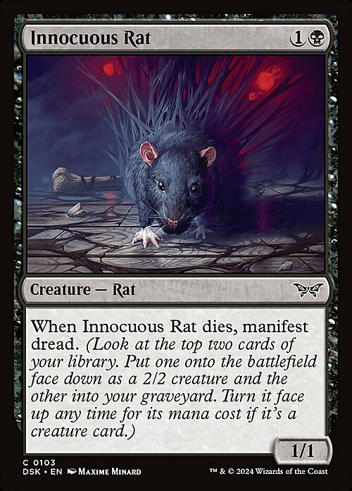 Innocuous Rat Card Front