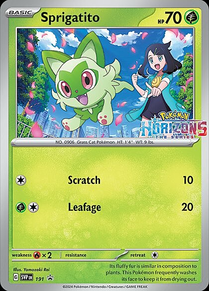 Sprigatito Card Front