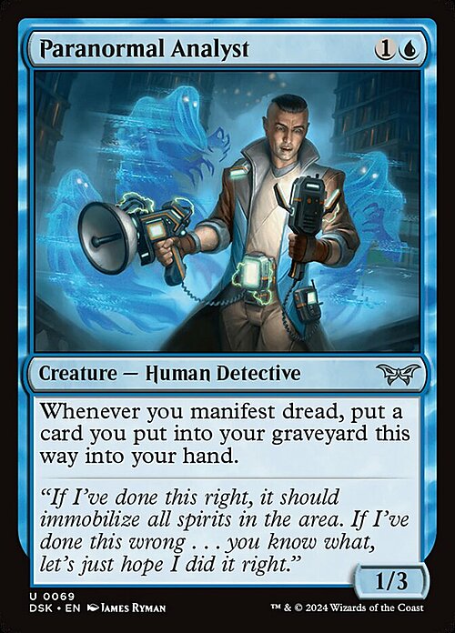 Paranormal Analyst Card Front