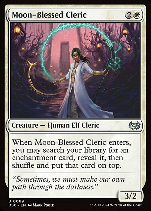 Moon-Blessed Cleric Card Front