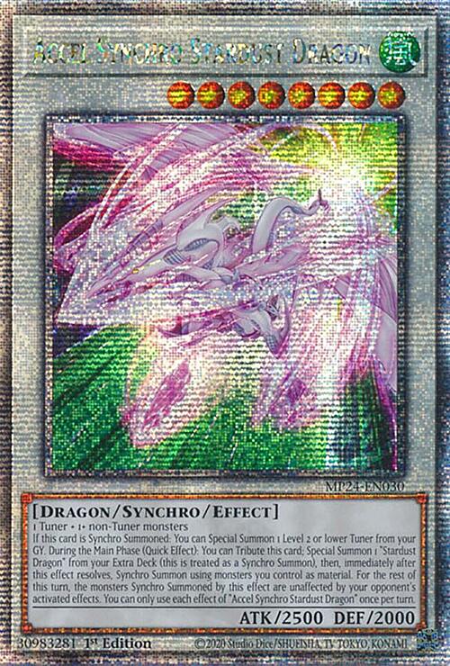 Accel Synchro Stardust Dragon Card Front