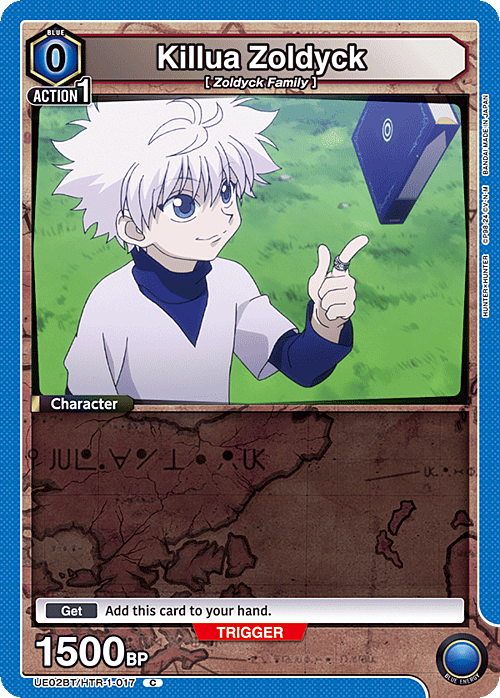 Killua Zoldyck Card Front