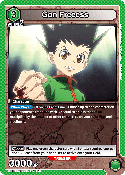 Gon Freecss Card Front