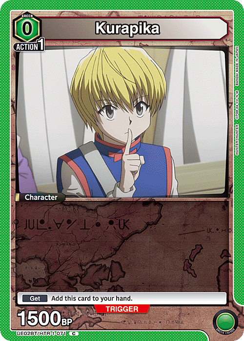 Kurapika Card Front