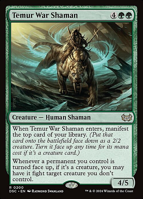 Temur War Shaman Card Front