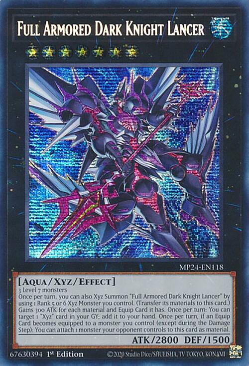 Full Armored Dark Knight Lancer Card Front