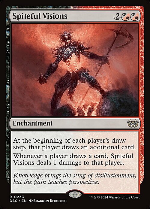 Spiteful Visions Card Front