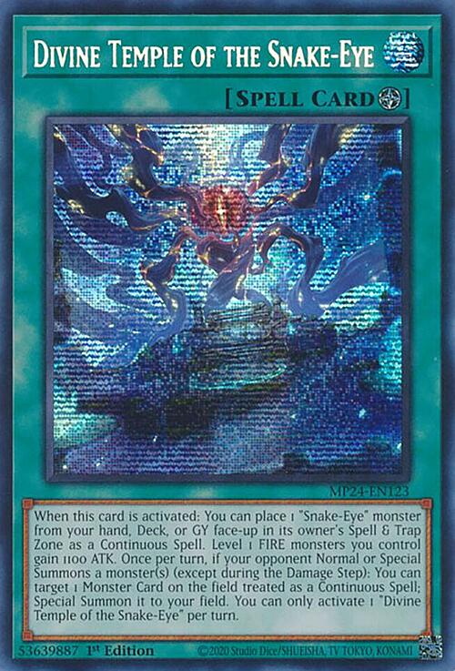 Divine Temple of the Snake-Eye Card Front