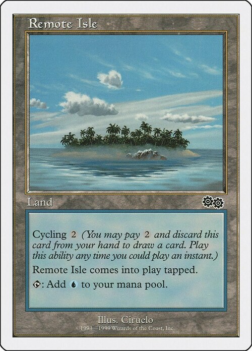 Remote Isle Card Front