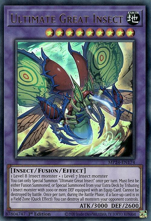 Ultimate Great Insect Card Front