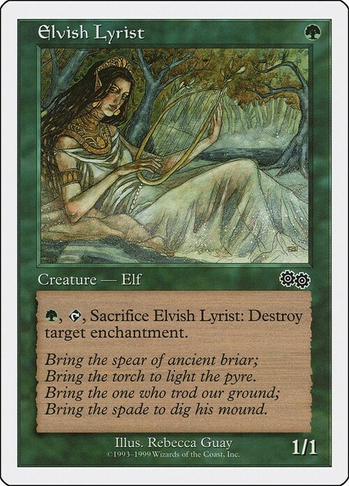 Elvish Lyrist Card Front