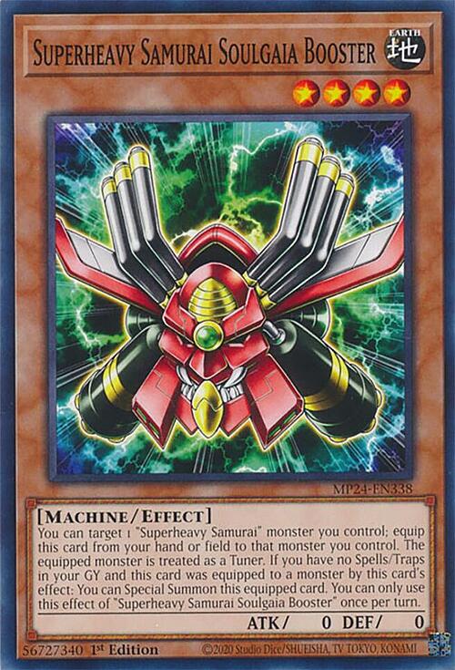 Superheavy Samurai Soulgaia Booster Card Front