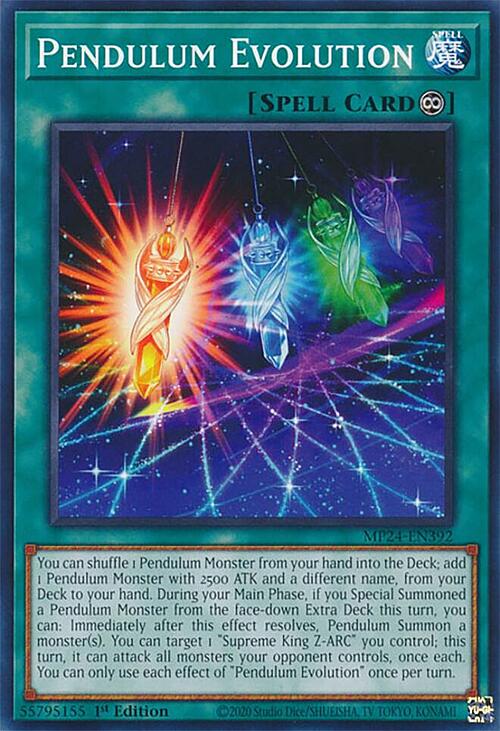 Pendulum Evolution Card Front