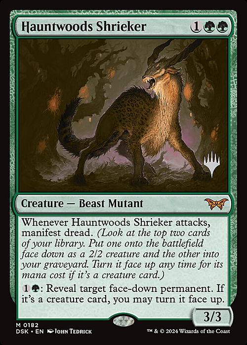 Hauntwoods Shrieker Card Front