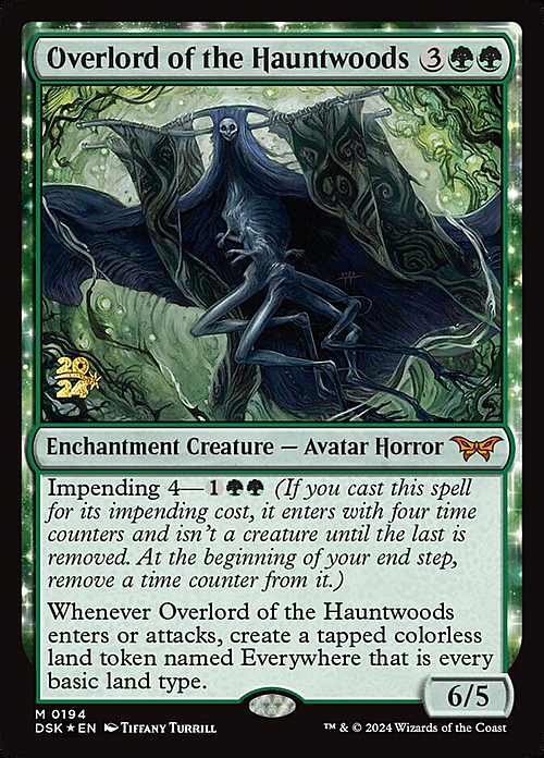 Overlord of the Hauntwoods Card Front