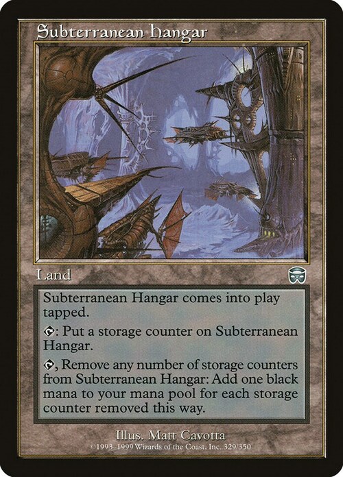 Subterranean Hangar Card Front