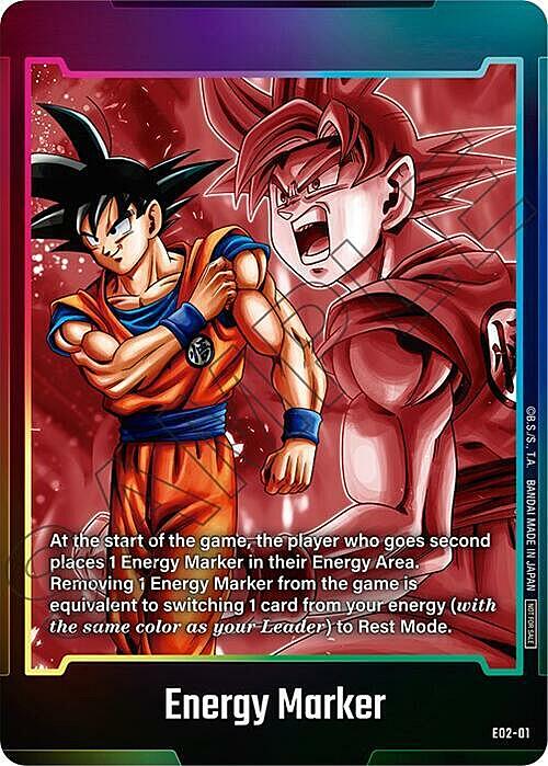 "Son Goku" Energy Marker Card Front