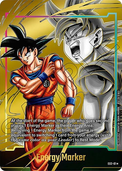 "Son Goku" Energy Marker Card Front