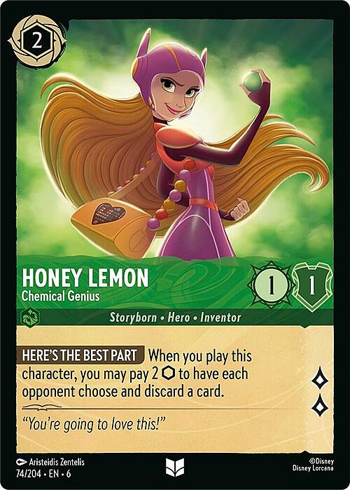 Honey Lemon - Chemical Genius Card Front