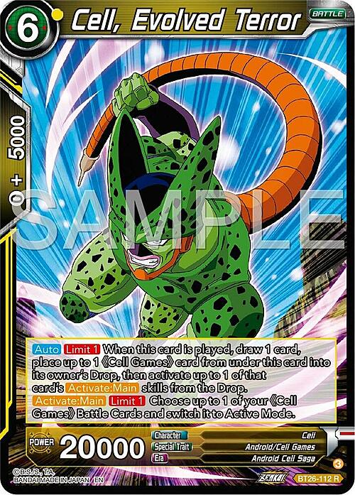 Cell, Evolvd Terror Card Front