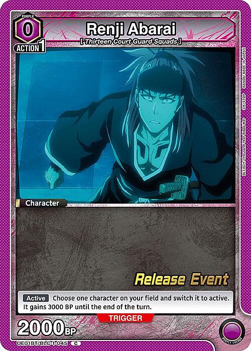 Renji Abarai Card Front